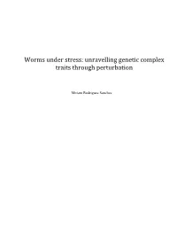 Worms Under Stress: Unravelling Genetic Complex Traits Through Perturbation