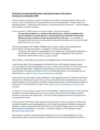 Unfunded Mandates: a Unifying Principle of All Counties Ecounty Lines | November 2020