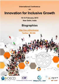 Innovation for Inclusive Growth