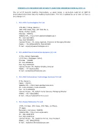IT Security Audit (Full Scope of Audit)