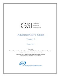 GSI Advanced User's Guide