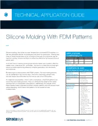 Silicone Molding with FDM Patterns