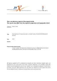 This Is an Electronic Reprint of the Original Article. This Reprint May Differ from the Original in Pagination and Typographic Detail