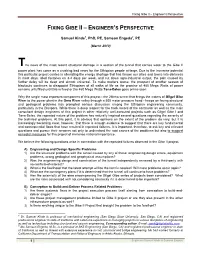 Fixing Gilgel Gibe II – Engineer's Perspective