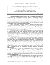 A Survey of Elliptic Curve Cryptosystems, Part I: Introductory San C
