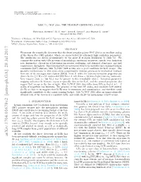 Arxiv:1704.01678V2 [Astro-Ph.GA] 28 Jul 2017 Been Notoriously Diﬃcult, Resulting Mostly in Upper Lim- Highest Escape Fractions Measured to Date Among Low- Its (E.G