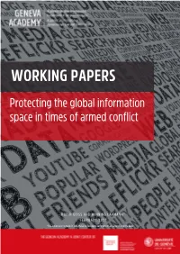 Protecting the Global Information Space in Times of Armed Conflict