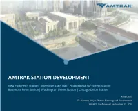 Amtrak Station Development