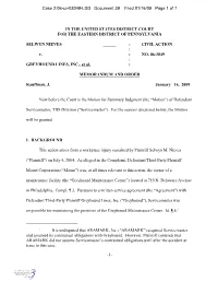 It Is Undisputed That ARAMARK, Inc. (“ARAMARK”) Acquired Servicemaster and Assumed Its Contractual Obligations with Greyhound