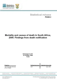 Statistical Release P0309.3