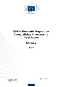 ESPN Thematic Report on Inequalities in Access to Healthcare