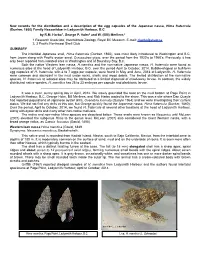 New Records for the Distribution and a Description of the Egg Capsules Of