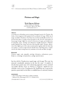 Plotinus and Magic