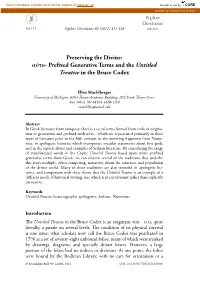 Prefixed Generative Terms and the Untitled Treatise in The