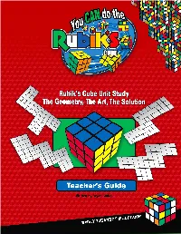 Rubiks Unit Teachers Guide.Pdf