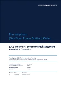 The Wrexham (Gas Fired Power Station) Order