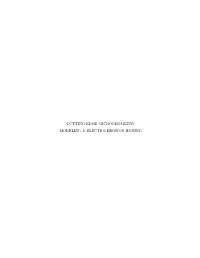 Cutting Edge Microgeometry, Modeling and EE-Honing