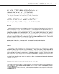 El Doble Descubrimiento En Rapa Nui: Una Mirada Desde Los Textiles the Double Discovery on Rapa Nui: a Textile Perspective