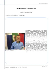 Interview with Glenn Branch