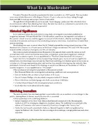 What Is a Muckraker? (PDF, 67