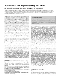 A Functional and Regulatory Map of Asthma