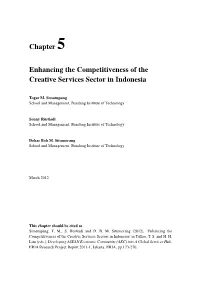 Chapter 5 Enhancing the Competitiveness of the Creative