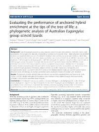 Evaluating the Performance of Anchored Hybrid