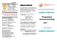 Programma Seniorenwerking
