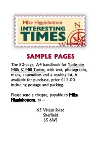 Sample Pages
