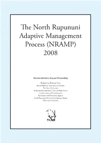 The North Rupununi Adaptive Management Process (NRAMP)