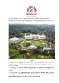 Tsaritsyno Museum and Reserve in Moscow Was Founded In1984 in the Park of the Same Name