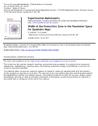 Width of the Homoclinic Zone in the Parameter Space for Quadratic Maps V