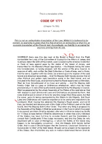 Code of 1771