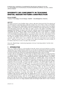 Diversity Or Conformity in Teaching Digital Design Pattern Construction