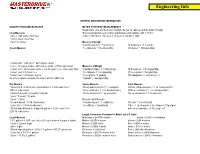 Engineering Info