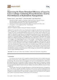 Improving the Flame Retardant Efficiency of Layer by Layer