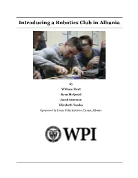Introducing a Robotics Club in Albania