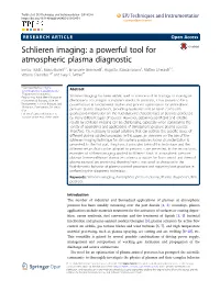 Schlieren Imaging