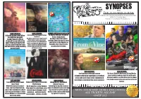 SYNOPSESFOR Thu 17 to Wed 23 JUNE Corner of Ocean View Rd & Schnapper Rd Info Line: 4342 4666