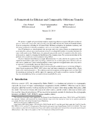 A Framework for Efficient and Composable Oblivious Transfer