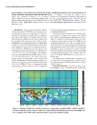 Equatorial Locations of Water on Mars: Improved Resolution Maps Based on Mars Odyssey Neutron Spectrometer Data