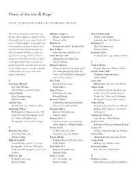 Sorrow-Hope Guide to Names.Pdf