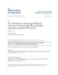The I5k Initiative: Advancing Arthropod Genomics for Knowledge