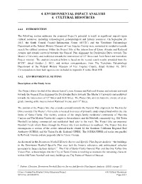 4. Environmental Impact Analysis 4. Cultural Resources