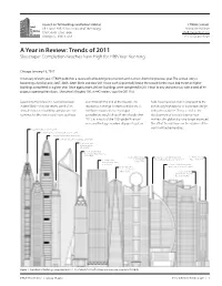 A Year in Review: Trends of 2011 Skyscraper Completion Reaches New High for Fifth Year Running