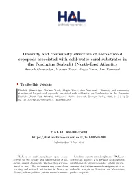 Diversity and Community Structure of Harpacticoid Copepods Associated