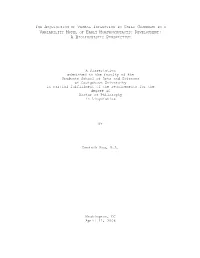 The Acquisition of Verbal Inflection in Child Grammars in a Variability Model of Early Morphosyntactic Development : a Biolinguistic Perspective