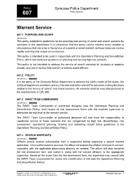Warrant Service