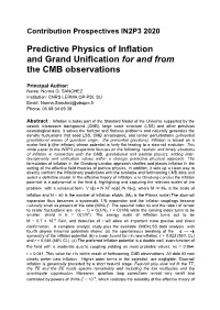 Predictive Physics of Inflation and Grand Unification for and from the CMB Observations