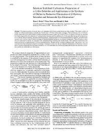 Selenium Stabilized Carbanions. Preparation of A-Lithio Selenides and Applications to the Synthesis of Olefins by Reductive Elim